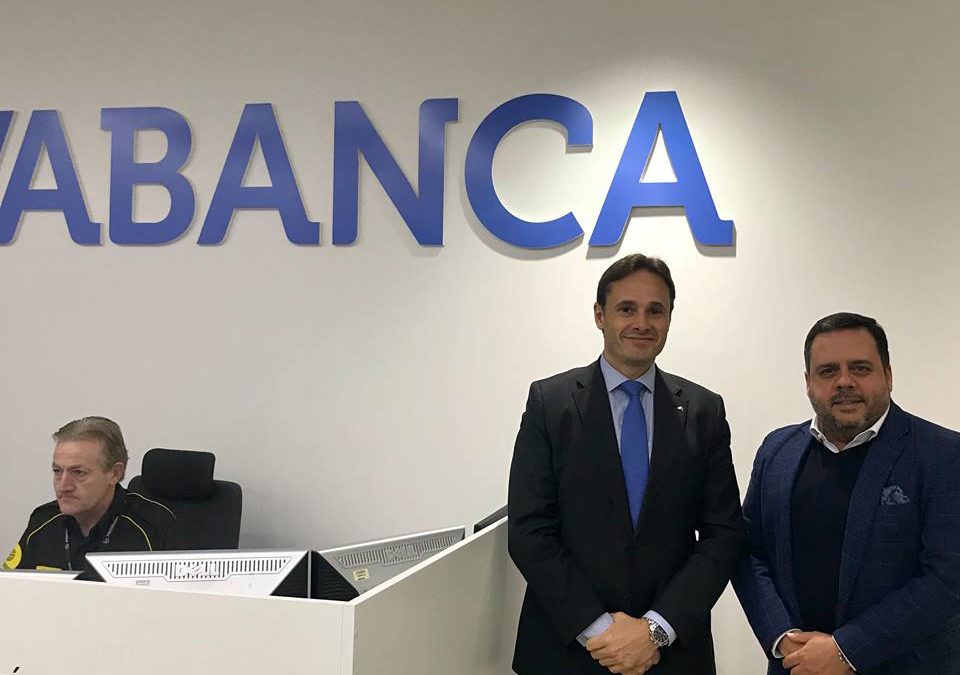 Visita a las Oficinas Centrales de ABANCA en A Coruña